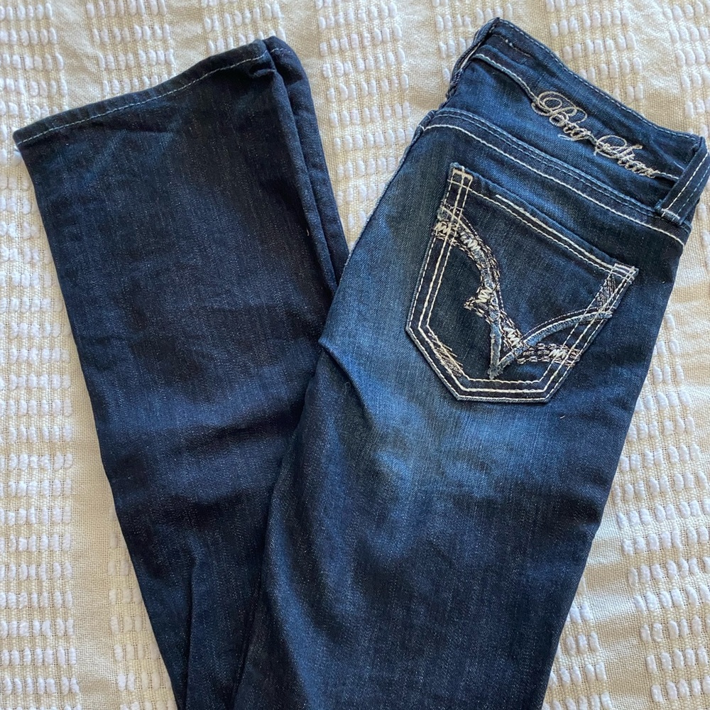 Women’s Big Star Jeans: dark wash size 26XL long/tall inseam